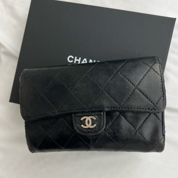 CHANEL Handbags - Clearance-CHANEL Matelasse gusseted flap wallet